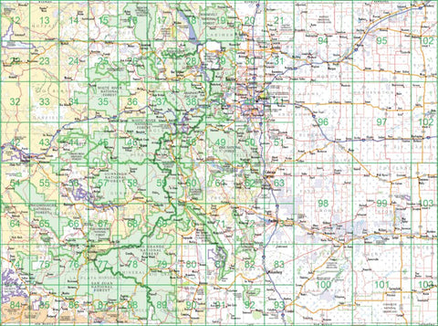 Colorado Atlas & Gazetteer Page 52-53 Preview 1