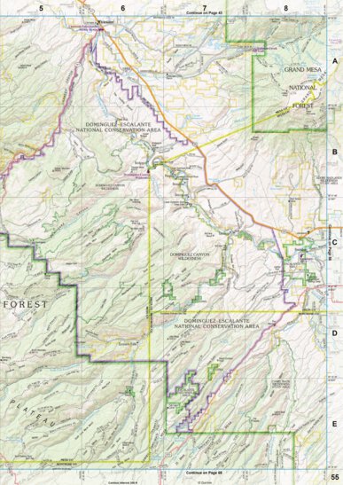 Colorado Atlas & Gazetteer Page 55 Preview 1