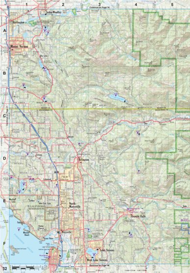 Washington Atlas & Gazetteer Page 32 Preview 1