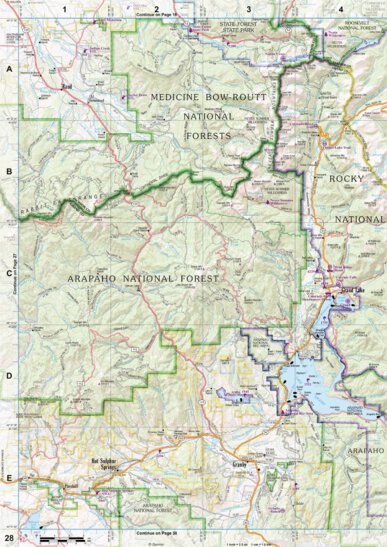 Colorado Atlas & Gazetteer Page 28 Preview 1
