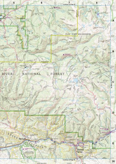 Colorado Atlas & Gazetteer Page 35 Preview 1