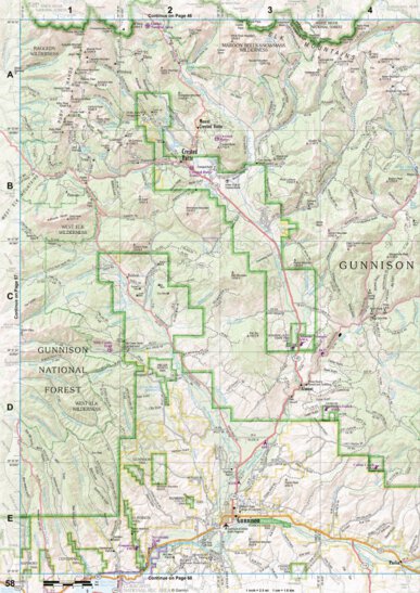 Colorado Atlas & Gazetteer Page 58 Preview 1