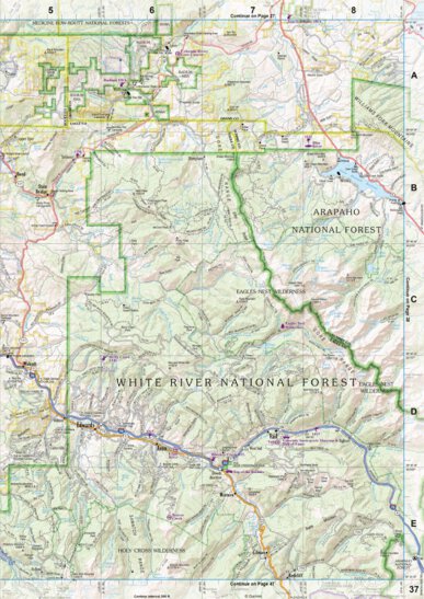 Colorado Atlas & Gazetteer Page 37 Preview 1