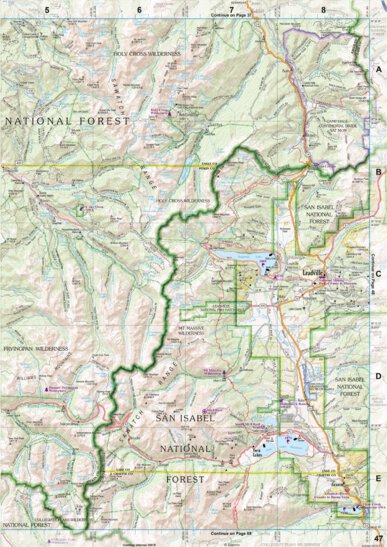 Colorado Atlas & Gazetteer Page 47 Preview 1