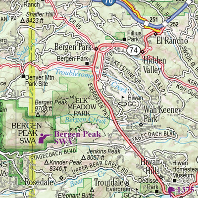 Colorado Atlas & Gazetteer Page 39 Preview 3