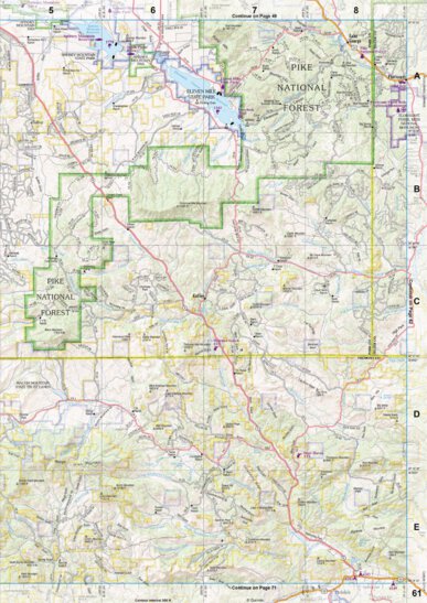 Colorado Atlas & Gazetteer Page 61 Preview 1