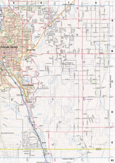 Colorado Atlas & Gazetteer Page 63 Preview 1