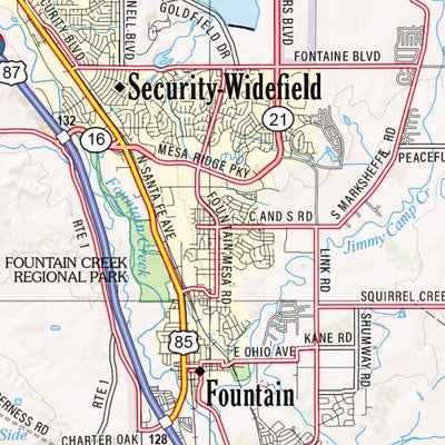 Colorado Atlas & Gazetteer Page 63 Preview 3