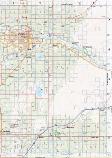 Colorado Atlas & Gazetteer Page 31 Preview 1