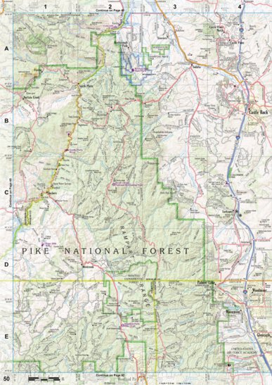 Colorado Atlas & Gazetteer Page 50 Preview 1
