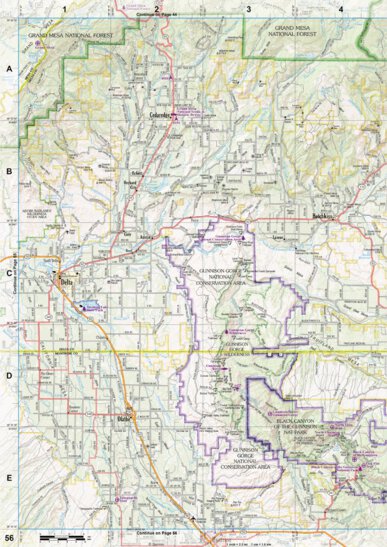 Colorado Atlas & Gazetteer Page 56 Preview 1