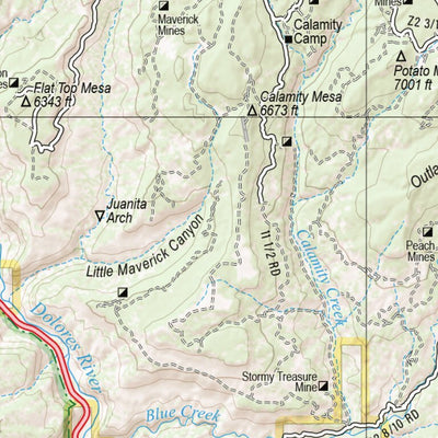 Colorado Atlas & Gazetteer Page 54 Preview 3