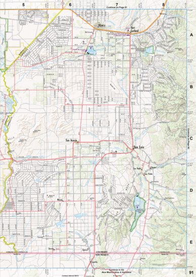 Colorado Atlas & Gazetteer Page 91 Preview 1
