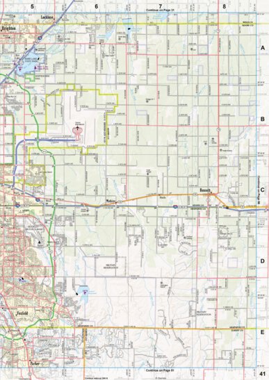 Colorado Atlas & Gazetteer Page 41 Preview 1