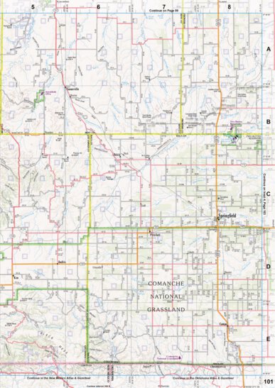 Colorado Atlas & Gazetteer Page 101 Preview 1