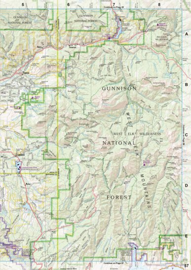 Colorado Atlas & Gazetteer Page 57 Preview 1