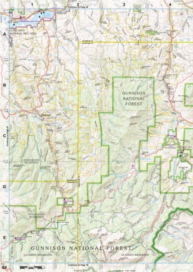 Colorado Atlas & Gazetteer Page 68 Preview 1