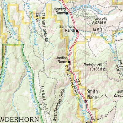 Colorado Atlas & Gazetteer Page 68 Preview 3