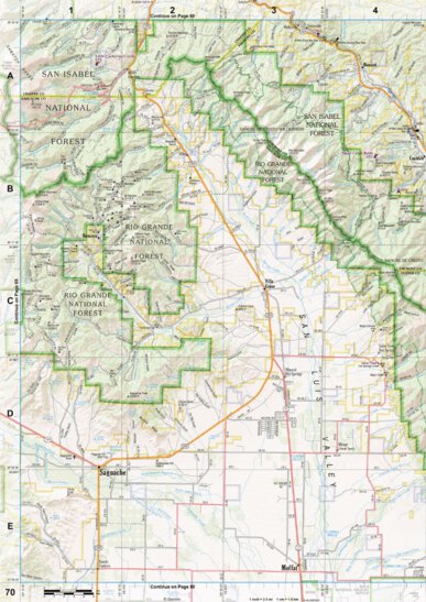 Colorado Atlas & Gazetteer Page 70 Preview 1