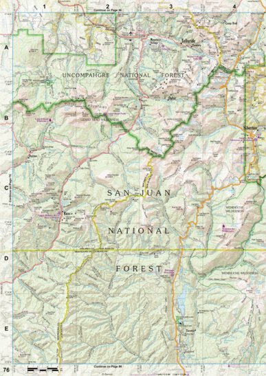 Colorado Atlas & Gazetteer Page 76 Preview 1