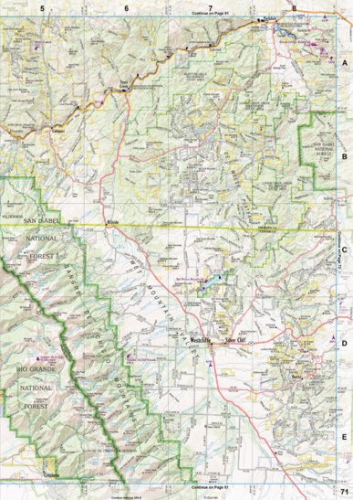 Colorado Atlas & Gazetteer Page 71 Preview 1