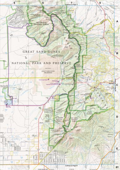 Colorado Atlas & Gazetteer Page 81 Preview 1