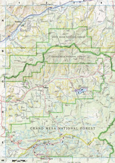 Colorado Atlas & Gazetteer Page 44 Preview 1
