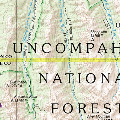 Colorado Atlas & Gazetteer Page 67 Preview 3