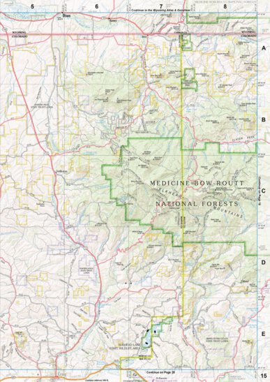 Colorado Atlas & Gazetteer Page 15 Preview 1