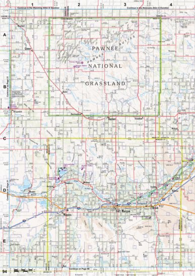 Colorado Atlas & Gazetteer Page 94 Preview 1