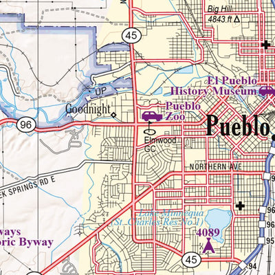 Colorado Atlas & Gazetteer Page 73 Preview 3