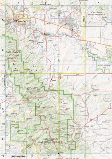 Colorado Atlas & Gazetteer Page 72 Preview 1