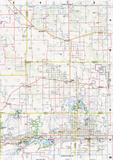 Colorado Atlas & Gazetteer Page 99 Preview 1