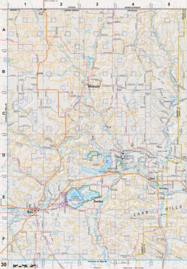 Montana Atlas & Gazetteer Page 30 Preview 1