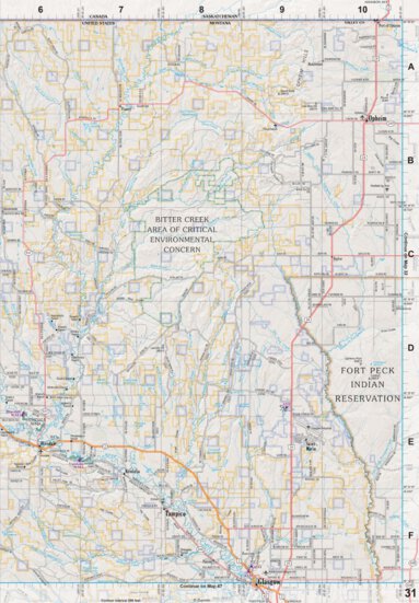 Montana Atlas & Gazetteer Page 31 Preview 1