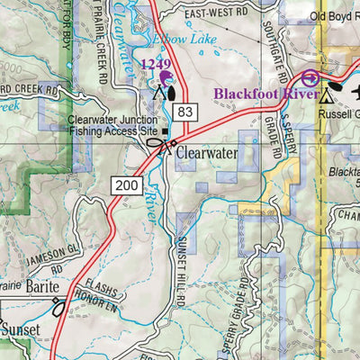 Montana Atlas & Gazetteer Page 55 Preview 2