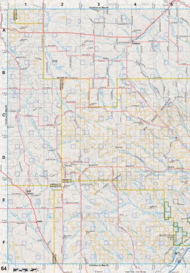 Montana Atlas & Gazetteer Page 64 Preview 1