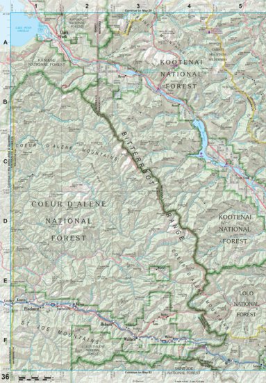 Montana Atlas & Gazetteer Page 36 Preview 1