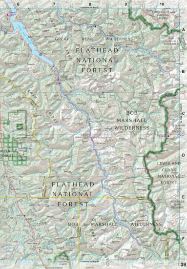 Montana Atlas & Gazetteer Page 39 Preview 1