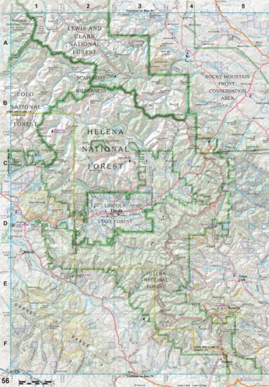 Montana Atlas & Gazetteer Page 56 Preview 1