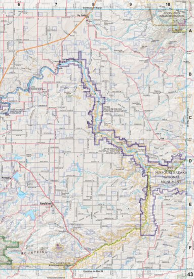 Montana Atlas & Gazetteer Page 43 Preview 1