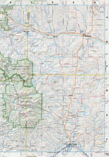 Montana Atlas & Gazetteer Page 73 Preview 1