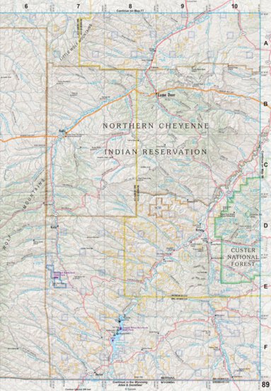 Montana Atlas & Gazetteer Page 89 Preview 1