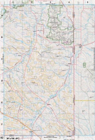 Montana Atlas & Gazetteer Page 92 Preview 1