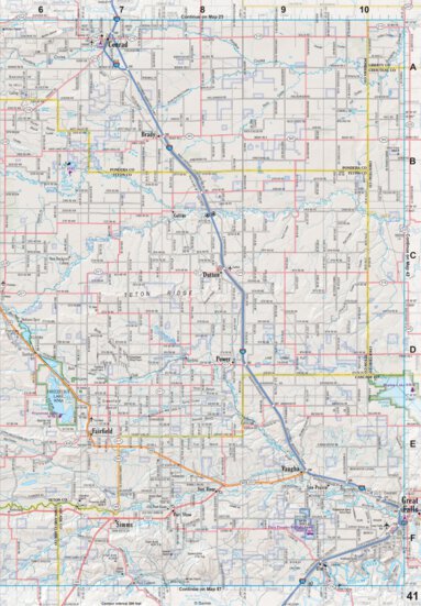 Montana Atlas & Gazetteer Page 41 Preview 1