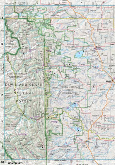 Montana Atlas & Gazetteer Page 40 Preview 1