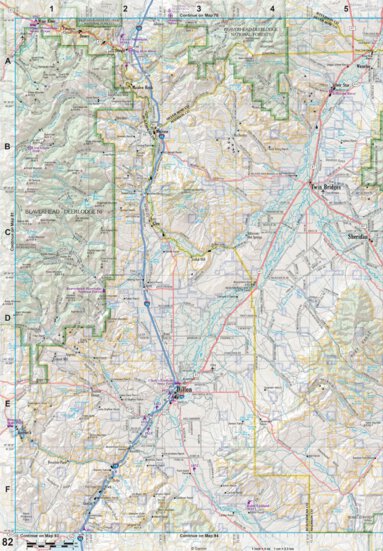 Montana Atlas & Gazetteer Page 82 Preview 1