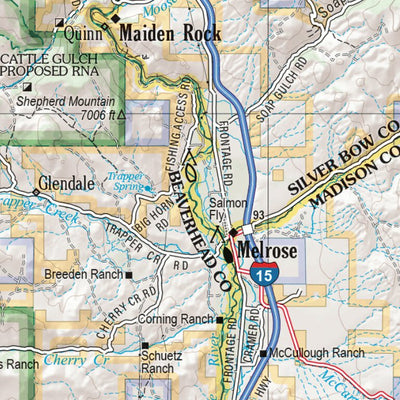 Montana Atlas & Gazetteer Page 82 Preview 3