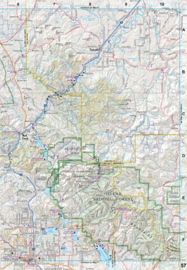 Montana Atlas & Gazetteer Page 57 Preview 1