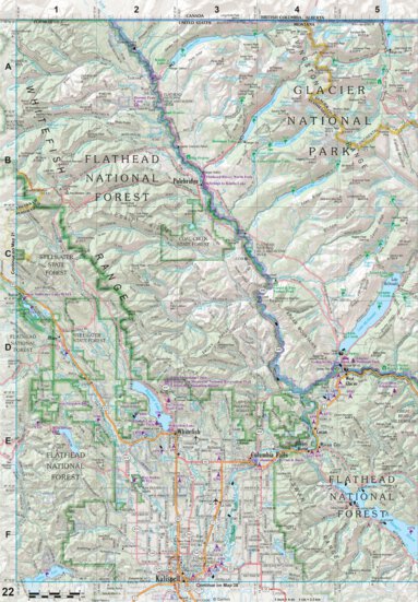 Montana Atlas & Gazetteer Page 22 Preview 1